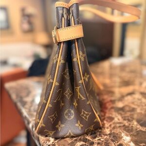 Louis Vuitton Monogram Crossbody Bag - Brown with Tan Trim